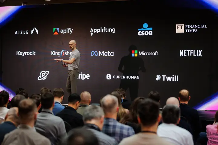 Speakers from Netflix, Stripe, Meta, Microsoft and FT on one screen, ELC Conference 2026