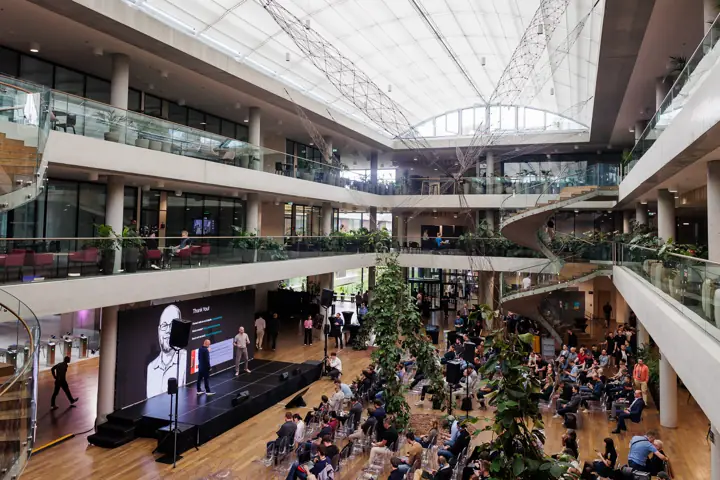 The main stage from the balcony, ELC Conference 2026