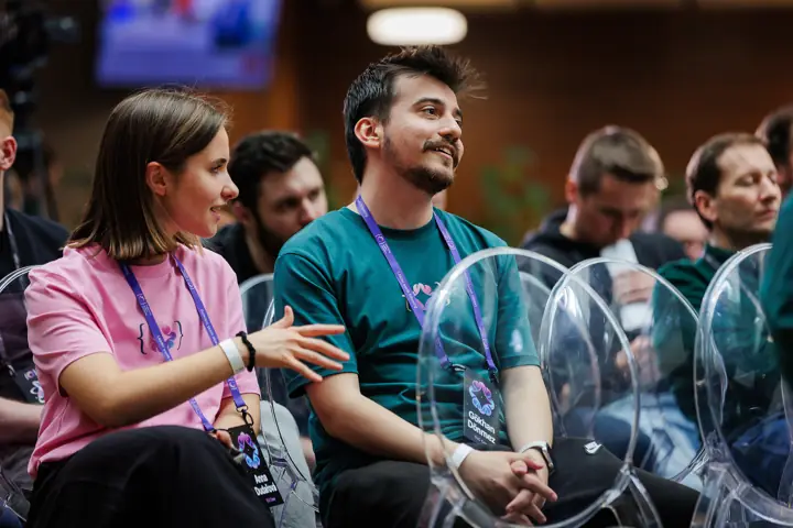 Conversations in the audience, ELC Conference 2026