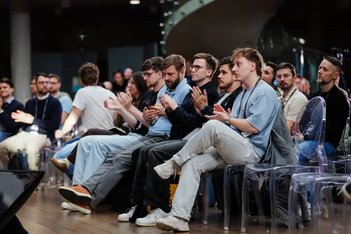 The audience reacts, ELC Conference 2026